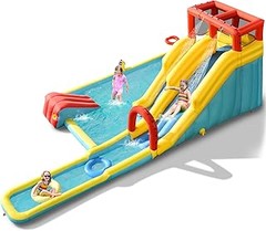 Cómo mantener y limpiar hinchables acuáticos para niños