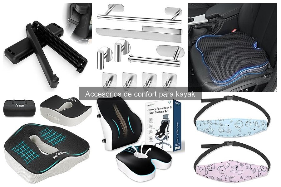 Accesorios de confort para kayak en expediciones largas