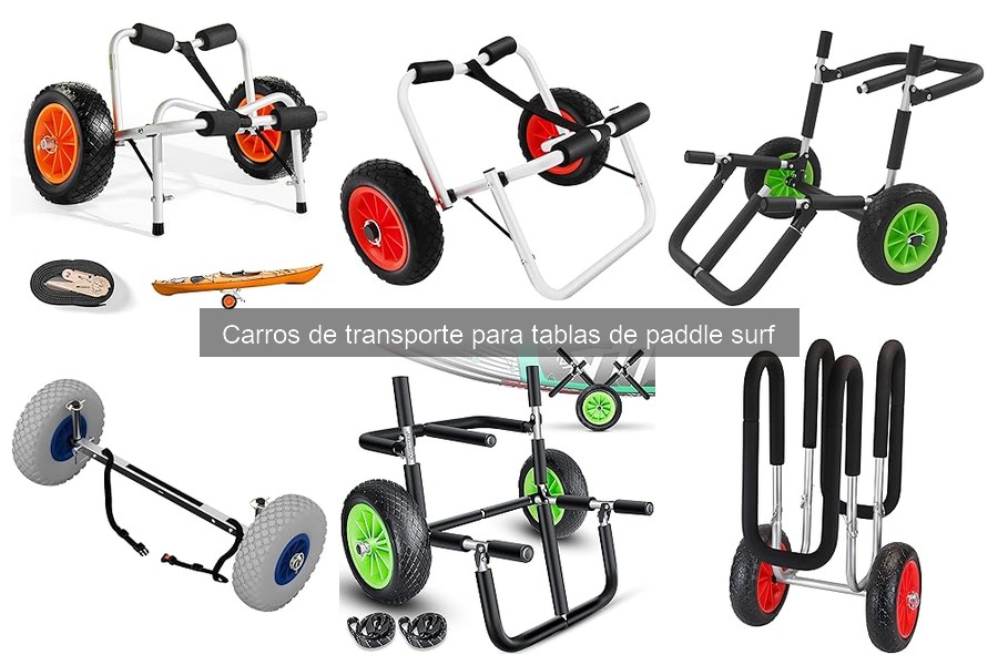 Accesorios esenciales para carros de transporte paddle surf