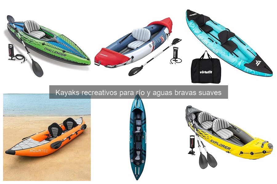 Accesorios esenciales para kayaks recreativos: ¡No te los pierdas!
