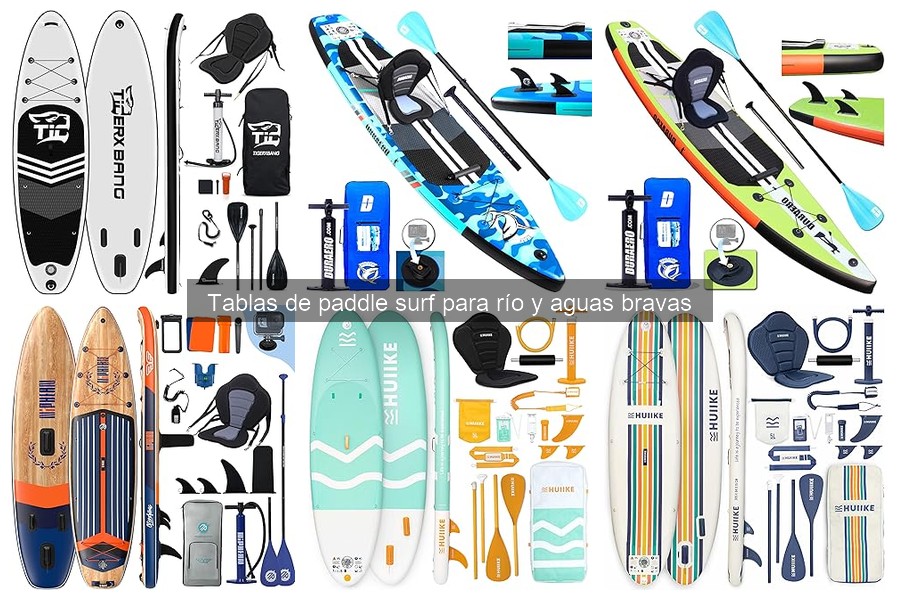 Accesorios esenciales para paddle surf en ríos