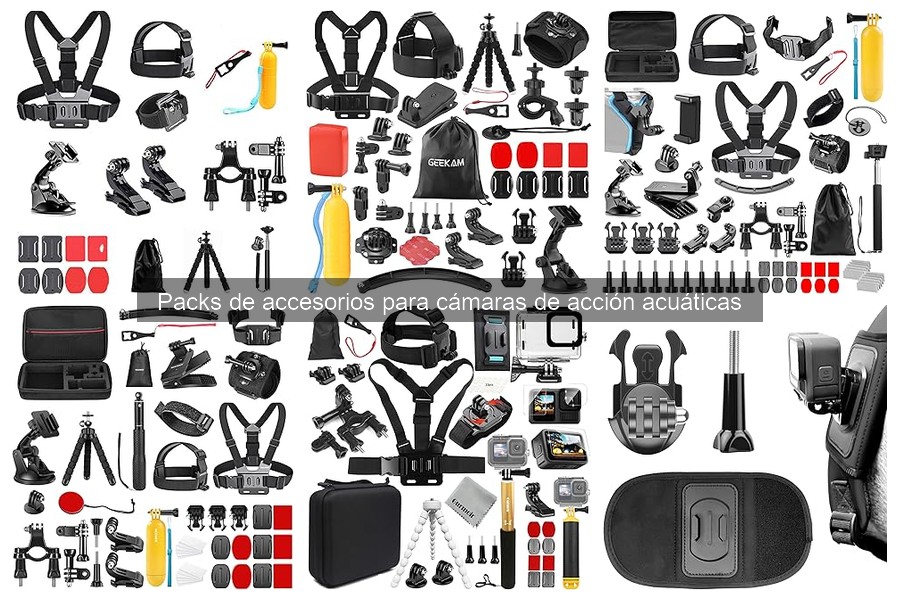 Accesorios imprescindibles para cámaras de acción acuáticas