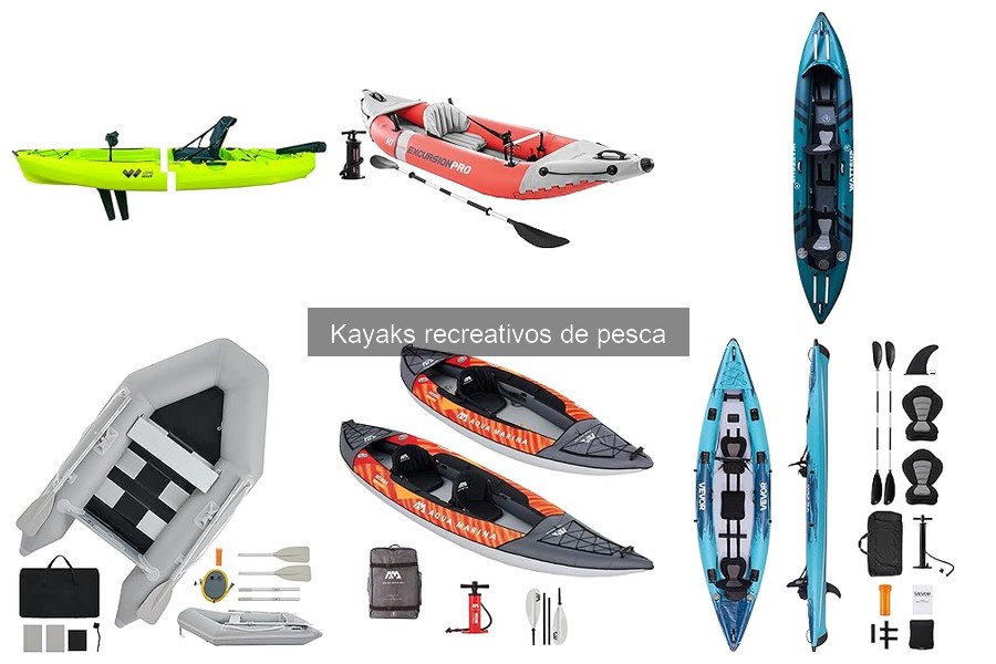 Accesorios imprescindibles para kayaks de pesca recreativa