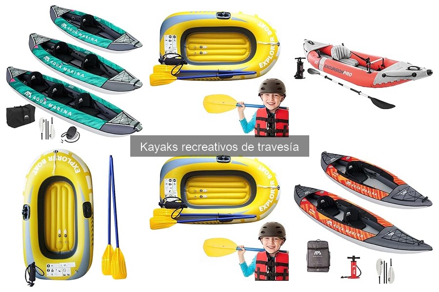Accesorios imprescindibles para kayaks recreativos de travesía