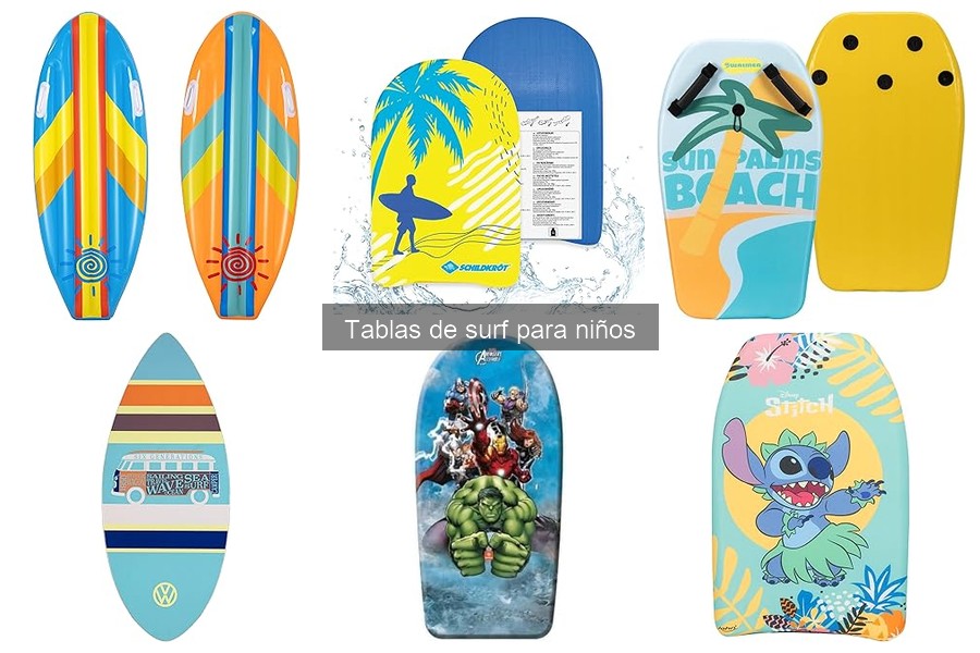 Accesorios imprescindibles para tablas de surf para niños