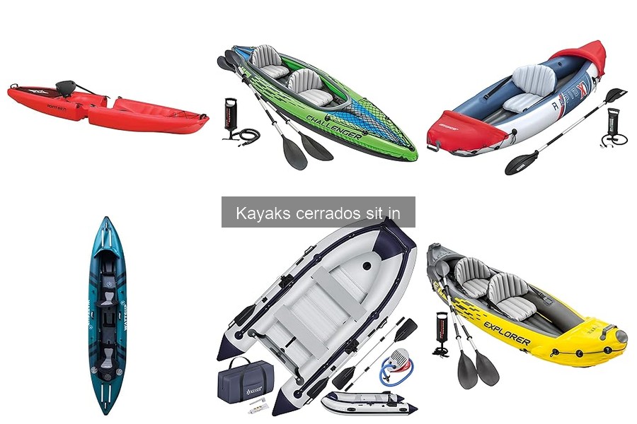 Accesorios indispensables para kayaks cerrados sit in