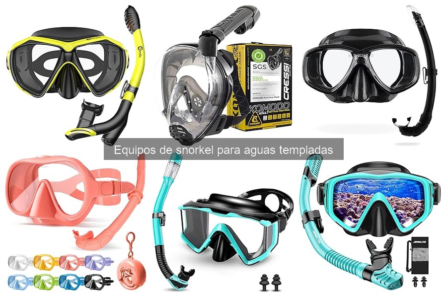 Accesorios opcionales para mejorar tu experiencia de snorkel