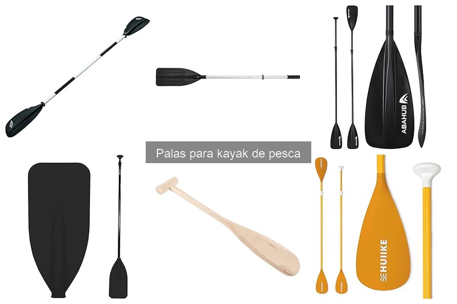 Accesorios para palas de kayak de pesca: Mejora tu experiencia