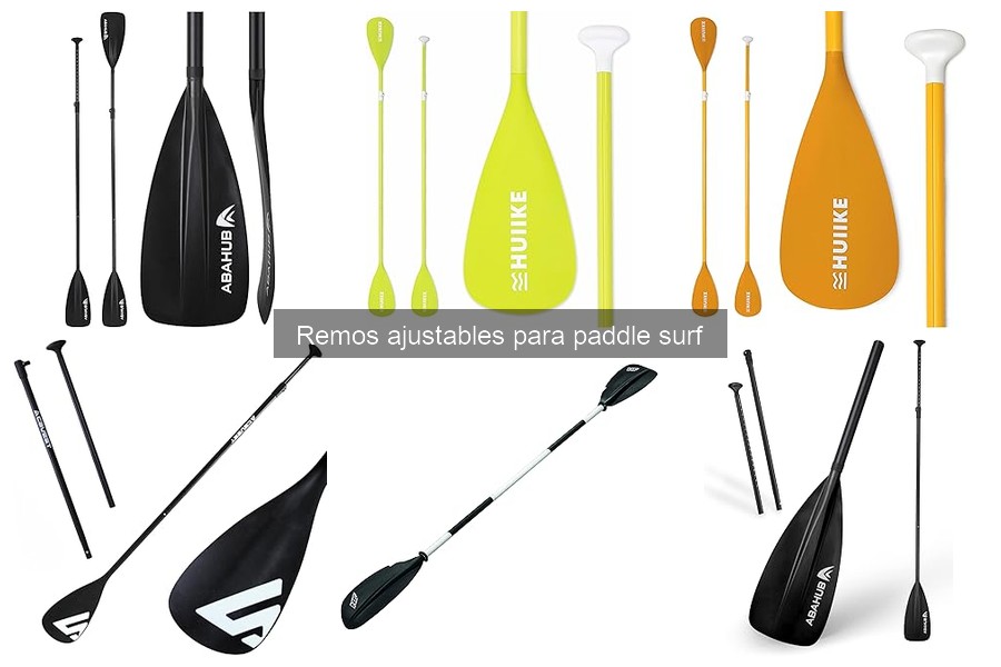 Ajustar correctamente un remo ajustable para paddle surf