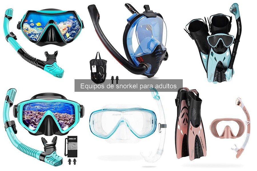 Ajuste Perfecto de Máscaras de Snorkel para Adultos