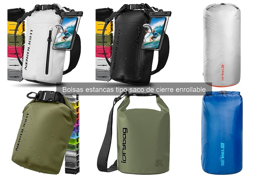 Alternativas a bolsas estancas tipo saco para deportes acuáticos