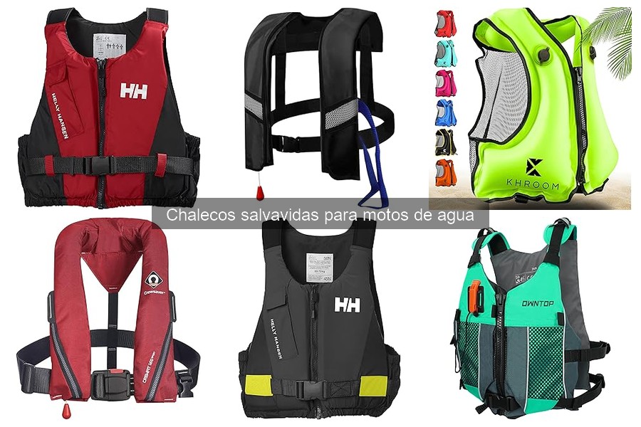 Alternativas a chalecos salvavidas para motos de agua