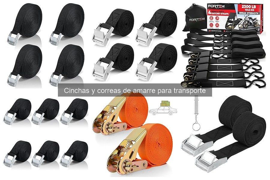 Alternativas a cinchas y correas de amarre para transporte