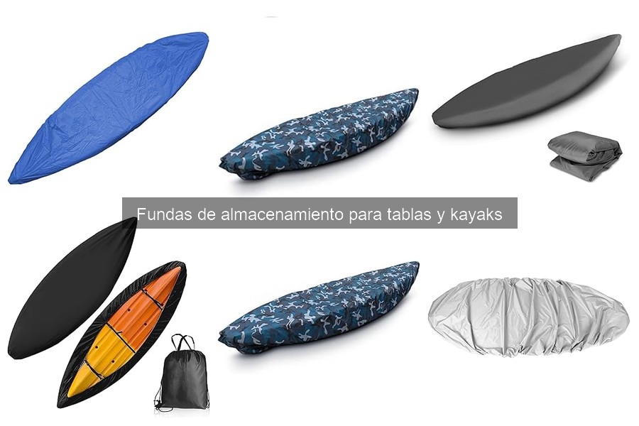 Alternativas a fundas de almacenamiento para kayaks y tablas