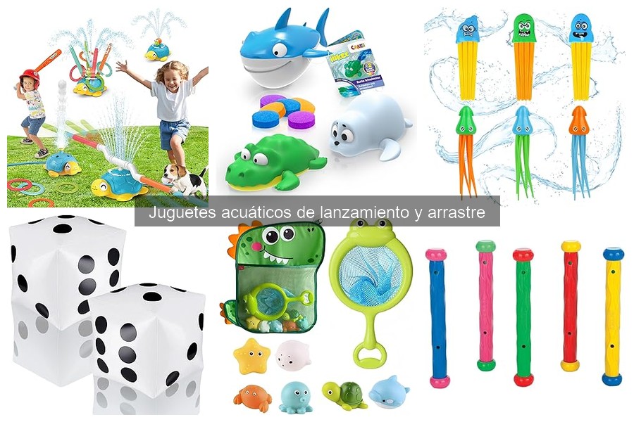 Alternativas a juguetes acuáticos de lanzamiento y arrastre