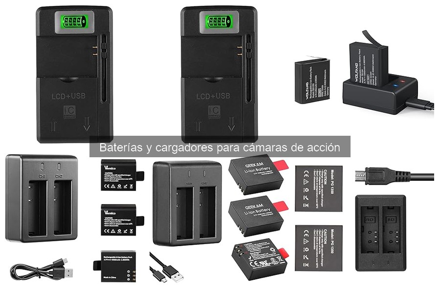 Alternativas a las Baterías Originales para Cámaras de Acción