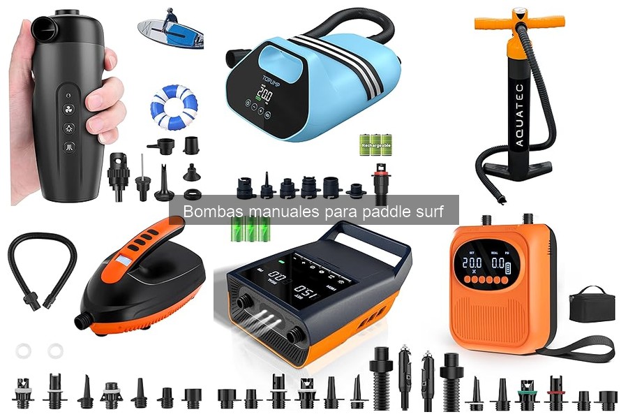 Alternativas a las bombas manuales para paddle surf