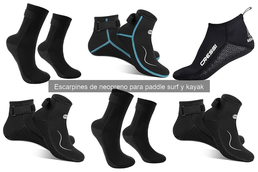 Alternativas a los escarpines de neopreno para paddle surf y kayak