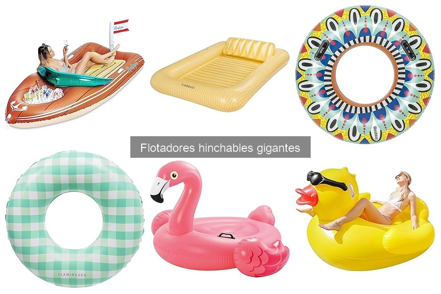 Alternativas a los flotadores hinchables gigantes