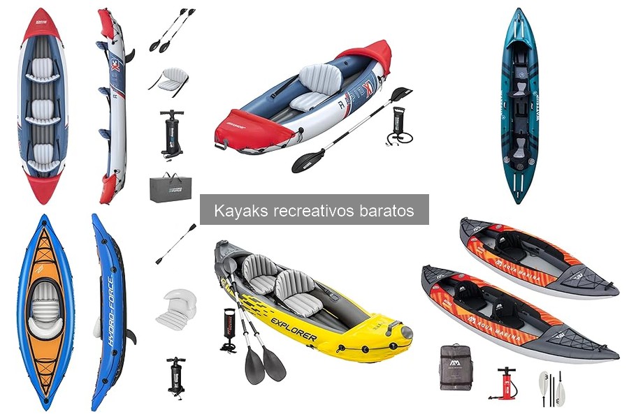 Alternativas a los kayaks recreativos baratos: opciones para ti