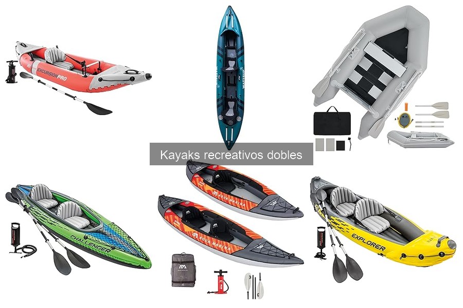 Alternativas a los kayaks recreativos dobles: opciones ideales