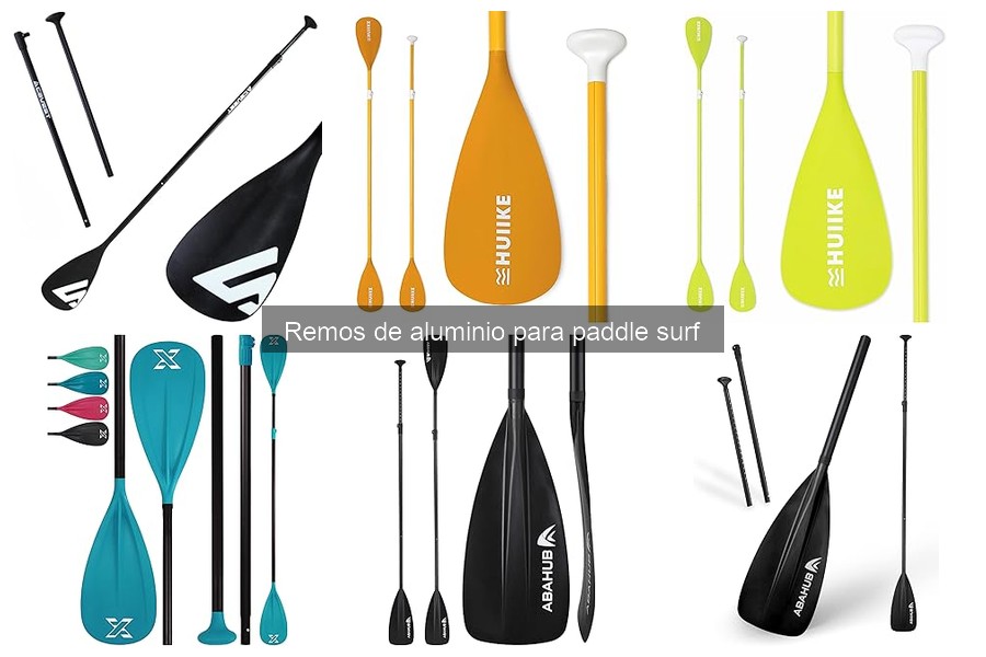 Alternativas a los remos de aluminio para paddle surf