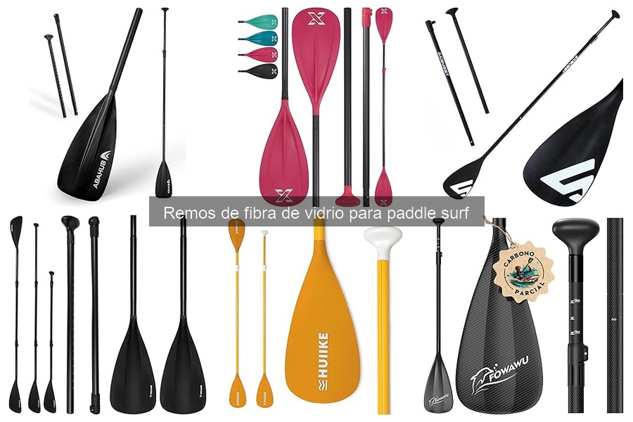 Alternativas a los remos de fibra de vidrio para paddle surf