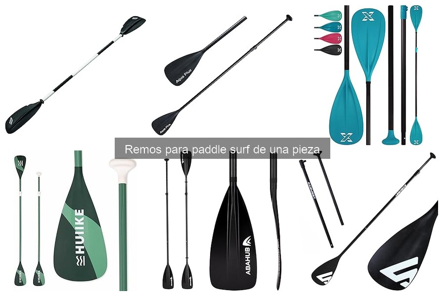 Alternativas a los remos de una pieza para paddle surf
