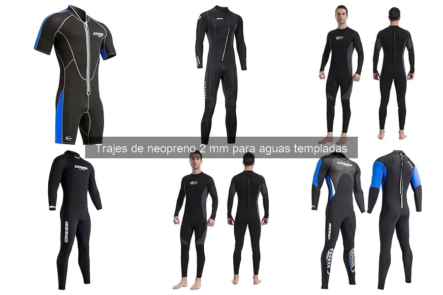 Alternativas a los trajes de neopreno de 2 mm para agua templada
