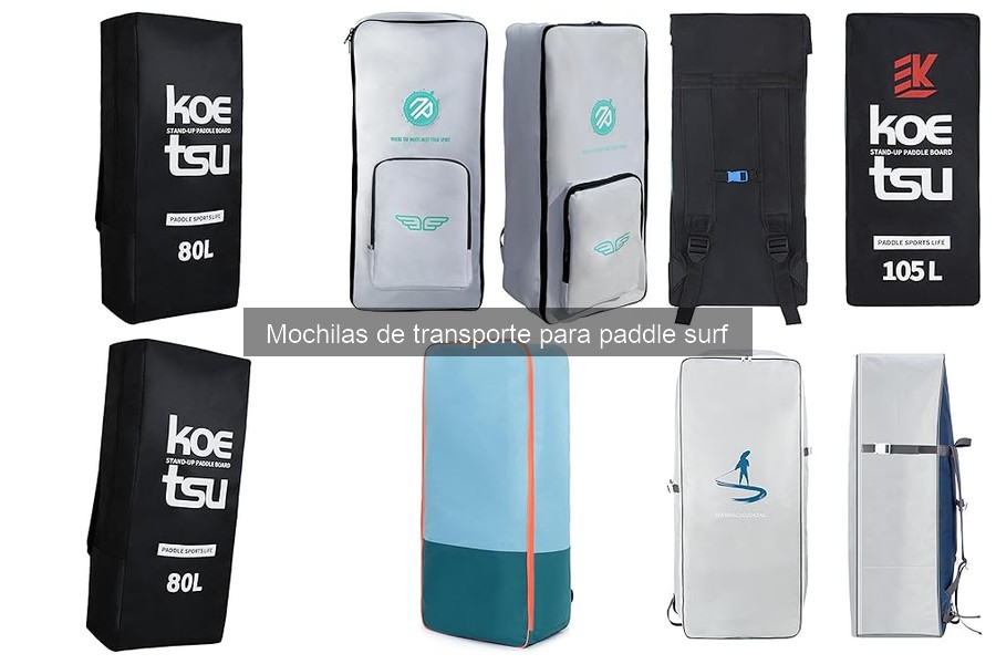 Alternativas a mochilas de paddle surf: fundas y carros