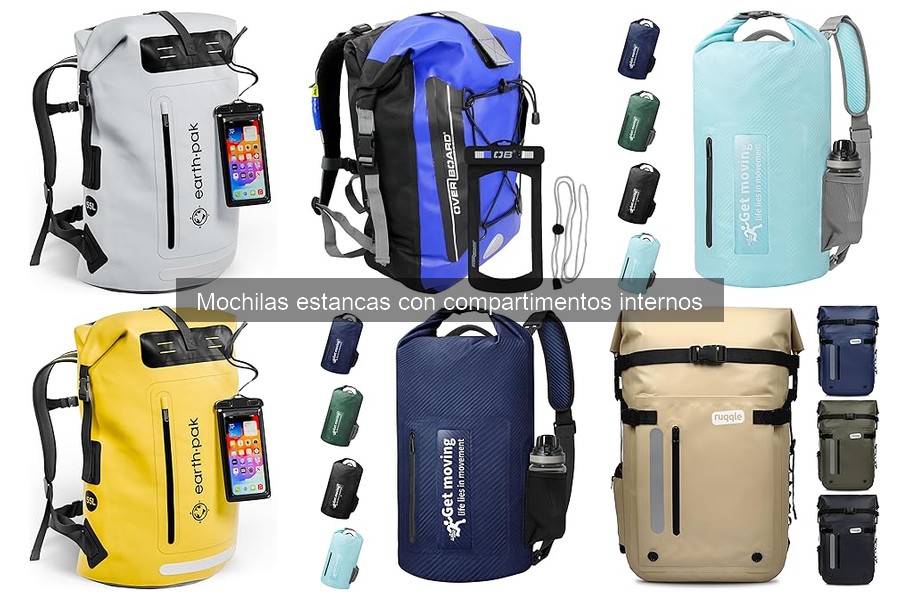 Alternativas a mochilas estancas: opciones de almacenamiento