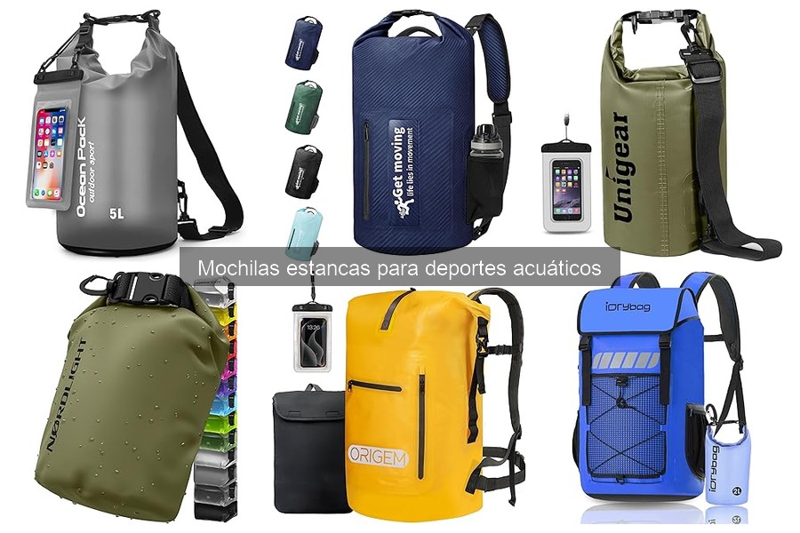 Alternativas a mochilas estancas para deportes acuáticos