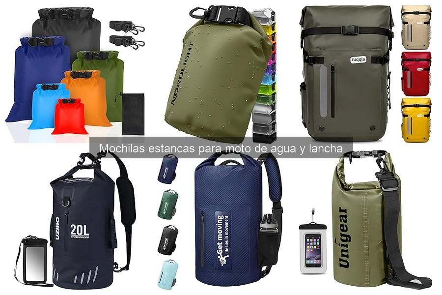 Alternativas a mochilas estancas para moto de agua
