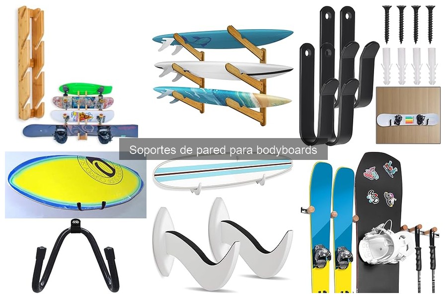 Alternativas a soportes de pared para bodyboards
