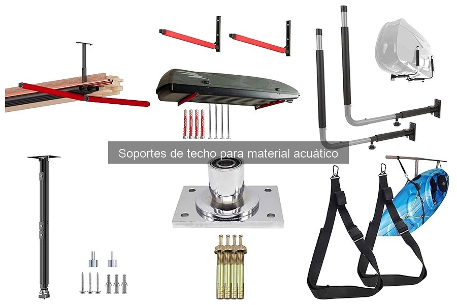 Alternativas a Soportes de Techo para Material Acuático