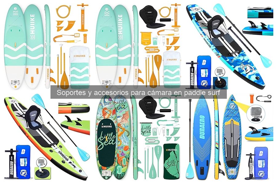 ** Alternativas a soportes para cámaras en paddle surf