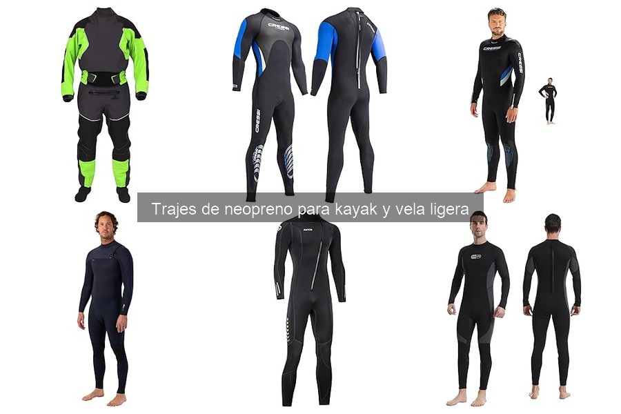 Alternativas a trajes de neopreno para kayak y vela ligera