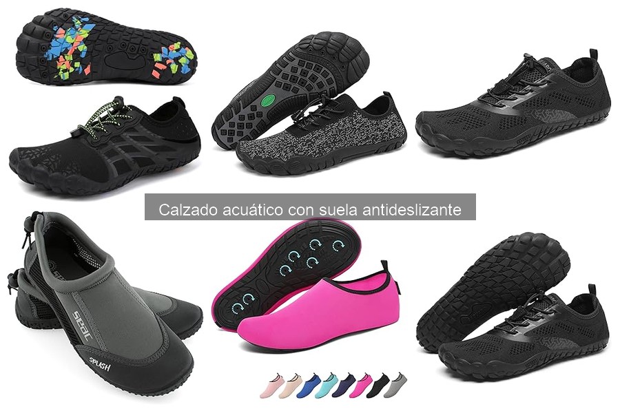 Alternativas al calzado acuático antideslizante
