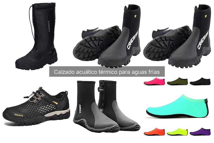 Alternativas al calzado acuático térmico para aguas frías