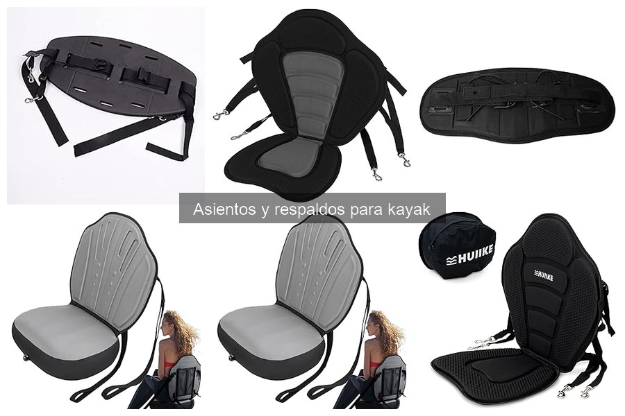 Alternativas cómodas a asientos de kayak para mayor confort
