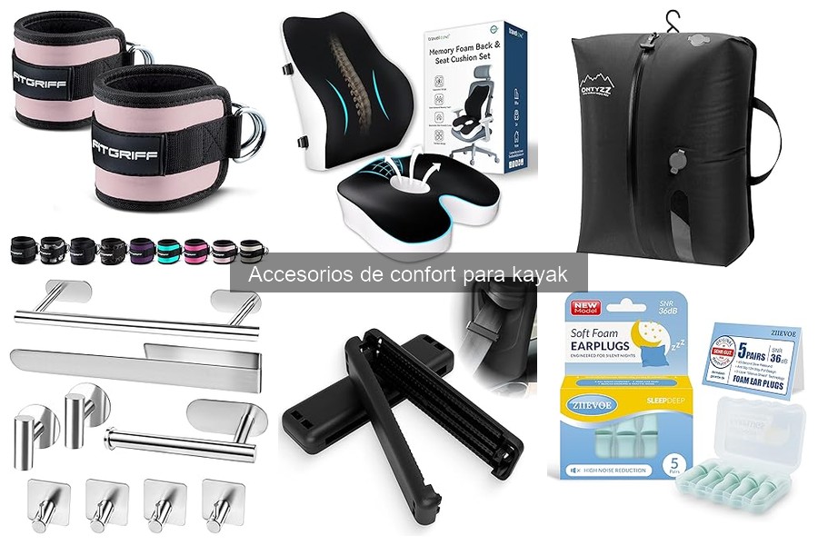 Alternativas creativas a accesorios de confort para kayak