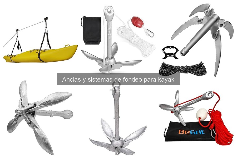 Alternativas innovadoras a anclas para fondear tu kayak