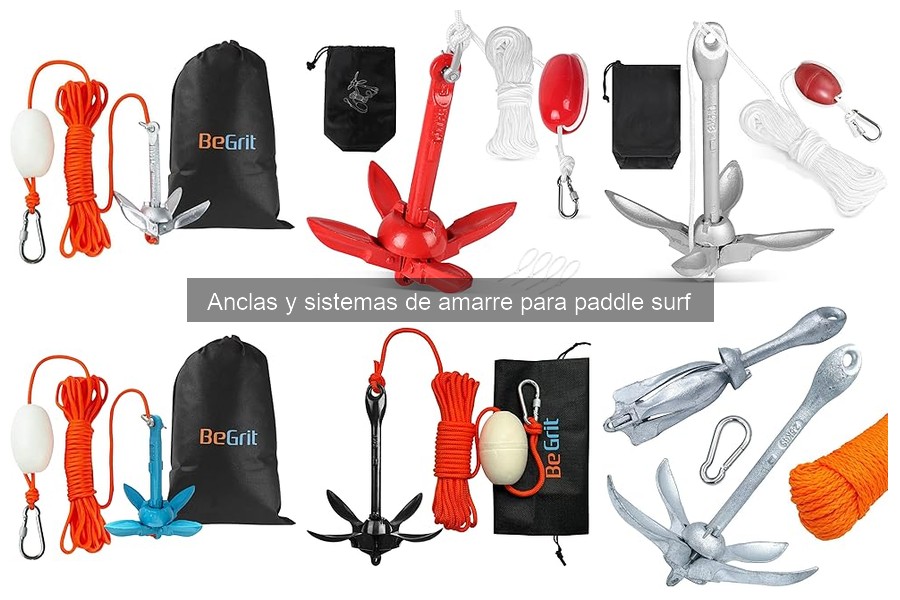 Alternativas innovadoras a las anclas en paddle surf