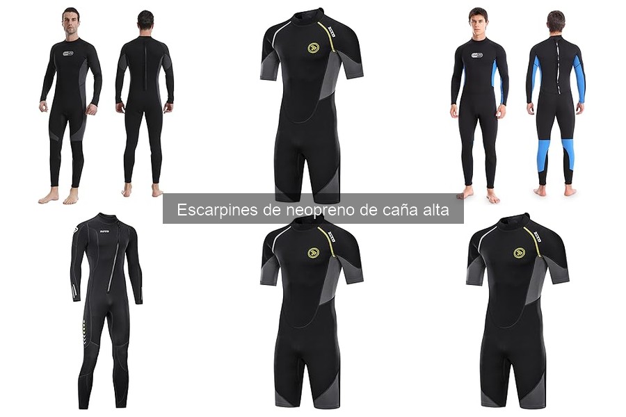 Beneficios de los escarpines de neopreno de caña alta