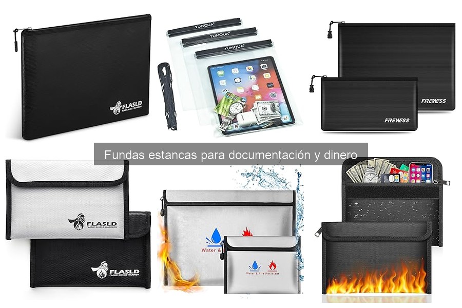 Beneficios de usar fundas estancas para documentación y dinero