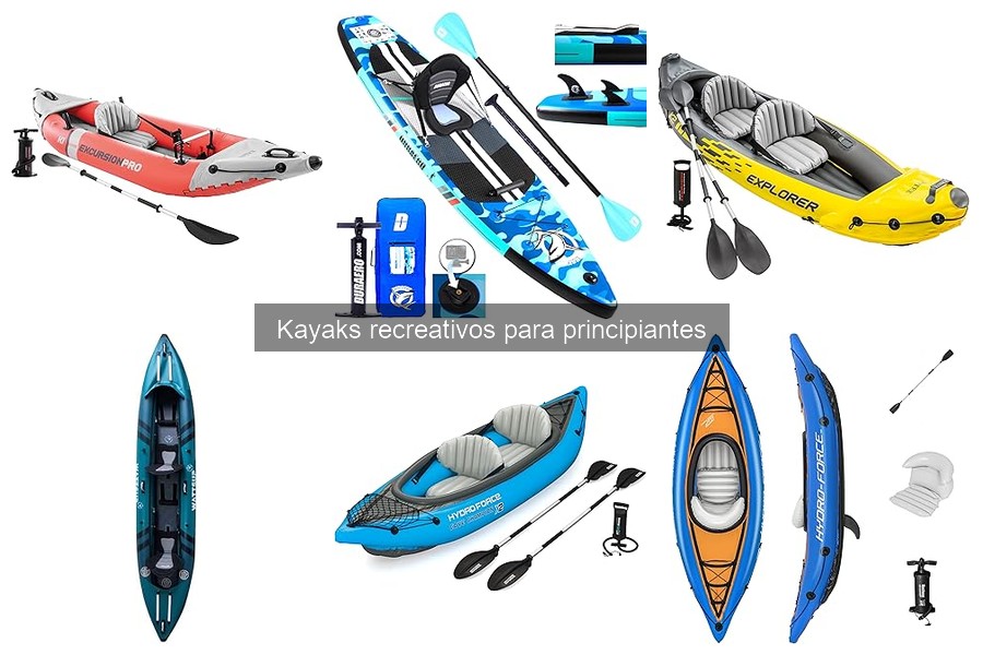 Beneficios del kayak recreativo para principiantes