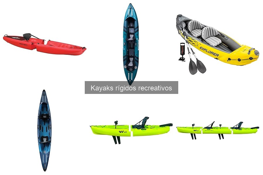 Beneficios del kayak rígido recreativo: rendimiento y durabilidad