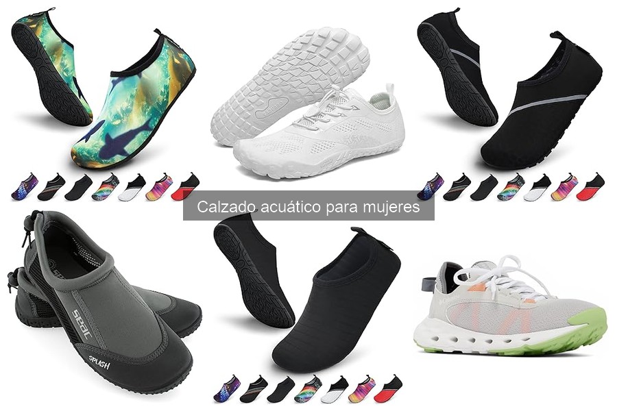 Calzado acuático para mujeres: características y funciones