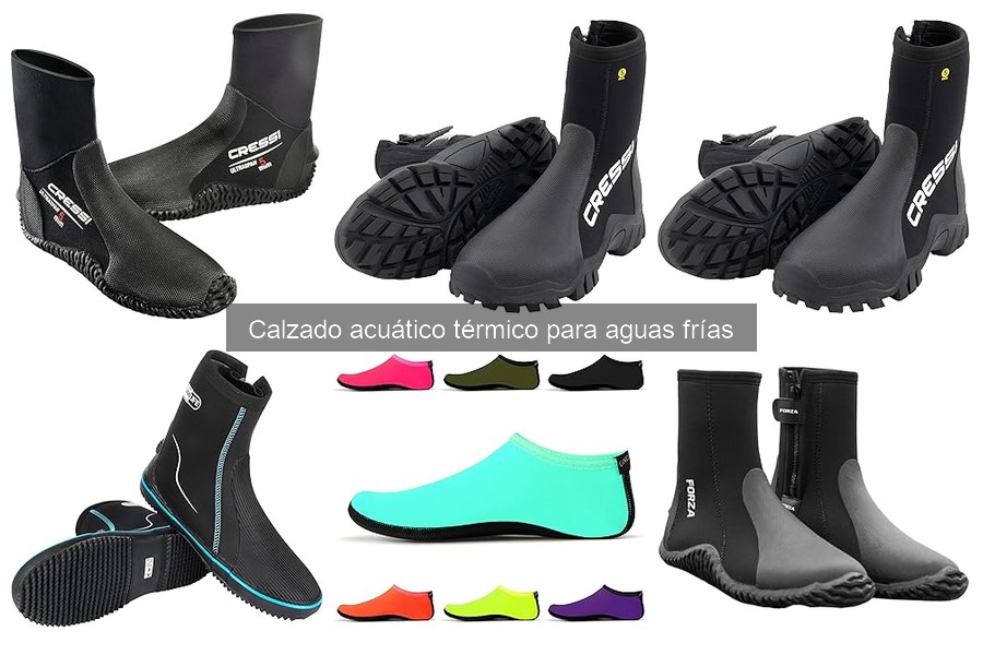 Calzado acuático térmico vs neopreno: ¿cuál es mejor?