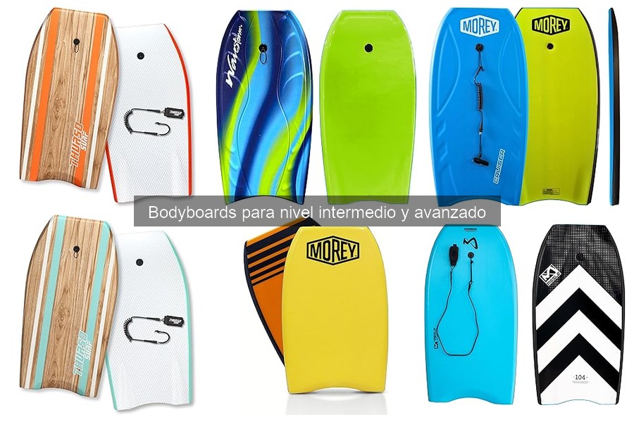 Características clave de bodyboards para surfistas avanzados